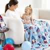 image:imageCozy Bliss Gnome Patriotic Throw Blanket  Ultra Soft MilkyPlush Fleece Blanket for Couch Sofa amp Bed Americana Home Decor Lightweight Cozy Blanket for All Seasons Blue 50x60Blue