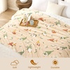 image:imageCozy Bliss Gnome Patriotic Throw Blanket  Ultra Soft MilkyPlush Fleece Blanket for Couch Sofa amp Bed Americana Home Decor Lightweight Cozy Blanket for All Seasons Blue 50x60Spring Gnome Beige