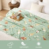 image:imageCozy Bliss Gnome Patriotic Throw Blanket  Ultra Soft MilkyPlush Fleece Blanket for Couch Sofa amp Bed Americana Home Decor Lightweight Cozy Blanket for All Seasons Blue 50x60Spring Gnome Green
