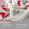 image:imageCozy Bliss Gnome Patriotic Throw Blanket  Ultra Soft MilkyPlush Fleece Blanket for Couch Sofa amp Bed Americana Home Decor Lightweight Cozy Blanket for All Seasons Blue 50x60Gnome Love Heart