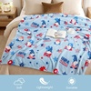 image:imageCozy Bliss Gnome Patriotic Throw Blanket  Ultra Soft MilkyPlush Fleece Blanket for Couch Sofa amp Bed Americana Home Decor Lightweight Cozy Blanket for All Seasons Blue 50x60Blue