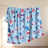 image:imageCozy Bliss Gnome Patriotic Throw Blanket  Ultra Soft MilkyPlush Fleece Blanket for Couch Sofa amp Bed Americana Home Decor Lightweight Cozy Blanket for All Seasons Blue 50x60Blue