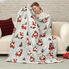 image:imageCozy Bliss Gnome Patriotic Throw Blanket  Ultra Soft MilkyPlush Fleece Blanket for Couch Sofa amp Bed Americana Home Decor Lightweight Cozy Blanket for All Seasons Blue 50x60Gnome in Truck