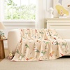 image:imageCozy Bliss Gnome Patriotic Throw Blanket  Ultra Soft MilkyPlush Fleece Blanket for Couch Sofa amp Bed Americana Home Decor Lightweight Cozy Blanket for All Seasons Blue 50x60Spring Gnome Beige