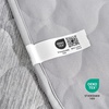 image:imageCozy Bliss Leakproof Cooling Blanket for Medium Dogs  QMax 05 Durable amp Washable Dog Cooling Mat for Hot Weather Soft Pet Throw amp Couch Protector for Dogs amp Cats 30x40 Inch Heather Silver GreyHeather Silver Grey