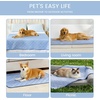 image:imageCozy Bliss Leakproof Cooling Blanket for Medium Dogs  QMax 05 Durable amp Washable Dog Cooling Mat for Hot Weather Soft Pet Throw amp Couch Protector for Dogs amp Cats 30x40 Inch Heather Silver GreyHeather Haze Blue