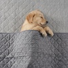 image:imageCozy Bliss Leakproof Cooling Blanket for Medium Dogs  QMax 05 Durable amp Washable Dog Cooling Mat for Hot Weather Soft Pet Throw amp Couch Protector for Dogs amp Cats 30x40 Inch Heather Silver GreyHeather Charcoal Grey