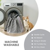 image:imageCozy Bliss Leakproof Cooling Blanket for Medium Dogs  QMax 05 Durable amp Washable Dog Cooling Mat for Hot Weather Soft Pet Throw amp Couch Protector for Dogs amp Cats 30x40 Inch Heather Silver GreyHeather Charcoal Grey