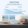 image:imageCozy Bliss Leakproof Cooling Mattress Pad Queen QMaxgt045 Soft Noiseless Breathable Mattress Topper Cover with Deep Pocket Fits 818 Inches for Summer Bed Hot Sleepers WhiteGray