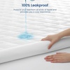 image:imageCozy Bliss Leakproof Cooling Mattress Pad Queen QMaxgt045 Soft Noiseless Breathable Mattress Topper Cover with Deep Pocket Fits 818 Inches for Summer Bed Hot Sleepers WhiteWhite