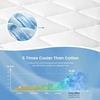 image:imageCozy Bliss Leakproof Cooling Mattress Pad Queen QMaxgt045 Soft Noiseless Breathable Mattress Topper Cover with Deep Pocket Fits 818 Inches for Summer Bed Hot Sleepers WhiteWhite