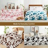 image:imageCozy Bliss Leopard Print Fuzzy Throw Blanket for Couch  Thick Soft Warm Fleece Blankets for Room Decor for Kids Women Men Girls Brown Cheetah 5060Black White