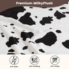 image:imageCozy Bliss Leopard Print Fuzzy Throw Blanket for Couch  Thick Soft Warm Fleece Blankets for Room Decor for Kids Women Men Girls Brown Cheetah 5060Black White