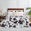 image:imageCozy Bliss Leopard Print Fuzzy Throw Blanket for Couch  Thick Soft Warm Fleece Blankets for Room Decor for Kids Women Men Girls Brown Cheetah 5060Black Brown