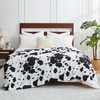image:imageCozy Bliss Leopard Print Fuzzy Throw Blanket for Couch  Thick Soft Warm Fleece Blankets for Room Decor for Kids Women Men Girls Brown Cheetah 5060Black White