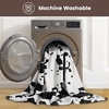 image:imageCozy Bliss Leopard Print Fuzzy Throw Blanket for Couch  Thick Soft Warm Fleece Blankets for Room Decor for Kids Women Men Girls Brown Cheetah 5060Black White
