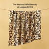 image:imageCozy Bliss Leopard Print Fuzzy Throw Blanket for Couch  Thick Soft Warm Fleece Blankets for Room Decor for Kids Women Men Girls Brown Cheetah 5060Brown Leopard