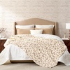 image:imageCozy Bliss Leopard Print Fuzzy Throw Blanket for Couch  Thick Soft Warm Fleece Blankets for Room Decor for Kids Women Men Girls Brown Cheetah 5060Khaki Leopard