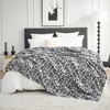 image:imageCozy Bliss Leopard Print Fuzzy Throw Blanket for Couch  Thick Soft Warm Fleece Blankets for Room Decor for Kids Women Men Girls Brown Cheetah 5060Silvery Leopard