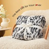 image:imageCozy Bliss Leopard Print Fuzzy Throw Blanket for Couch  Thick Soft Warm Fleece Blankets for Room Decor for Kids Women Men Girls Brown Cheetah 5060Silvery Leopard