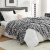 image:imageCozy Bliss Leopard Print Fuzzy Throw Blanket for Couch  Thick Soft Warm Fleece Blankets for Room Decor for Kids Women Men Girls Brown Cheetah 5060Silvery Leopard