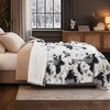 image:imageCozy Bliss Luxury Faux Fur Throw Blanket Animal Print Non Shedding Double Sided Sherpa Blankets Super Soft Fluffy Thick Warm Throws Home Decor for Christmas Couch Bed Sofa Women Grey 50x60 InchesBlackgrey Cow