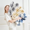 image:imageCozy Bliss Luxury Sherpa Throw Blanket for Couch Premium Reversible Buffalo Plaid Thick Throw Warm Cozy Soft Blanket for Home and Gifts Light Blue 50 x 60Mottled Grey