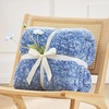 image:imageCozy Bliss Luxury Sherpa Throw Blanket for Couch Premium Reversible Buffalo Plaid Thick Throw Warm Cozy Soft Blanket for Home and Gifts Light Blue 50 x 60Mottled Navy Blue