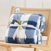 image:imageCozy Bliss Luxury Sherpa Throw Blanket for Couch Premium Reversible Buffalo Plaid Thick Throw Warm Cozy Soft Blanket for Home and Gifts Light Blue 50 x 60Buffalo Plaidnavy Blue