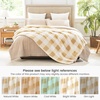 image:imageCozy Bliss Luxury Sherpa Throw Blanket for Couch Premium Reversible Buffalo Plaid Thick Throw Warm Cozy Soft Blanket for Home and Gifts Light Blue 50 x 60Buffalo Plaidbeige