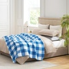 image:imageCozy Bliss Luxury Sherpa Throw Blanket for Couch Premium Reversible Buffalo Plaid Thick Throw Warm Cozy Soft Blanket for Home and Gifts Light Blue 50 x 60Buffalo Plaidlight Blue