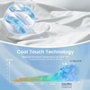 image:imageCozy Bliss Seersucker Cooling Comforter Queen Size QMax 045 Reversible Lightweight Cooling Blanket Breathable Silk Smooth Summer Bedding Quilt for Hot Sleepers Night Sweats Dark GreyCationic Dyed Grey