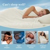 image:imageCozy Bliss Seersucker Cooling Comforter Queen Size QMax 045 Reversible Lightweight Cooling Blanket Breathable Silk Smooth Summer Bedding Quilt for Hot Sleepers Night Sweats Dark GreyWhite