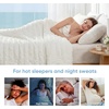 image:imageCozy Bliss Seersucker Cooling Comforter Queen Size QMax 045 Reversible Lightweight Cooling Blanket Breathable Silk Smooth Summer Bedding Quilt for Hot Sleepers Night Sweats Dark GreyVertical Striped White