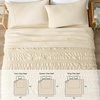 image:imageCozy Bliss Seersucker Cooling Comforter Queen Size QMax 045 Reversible Lightweight Cooling Blanket Breathable Silk Smooth Summer Bedding Quilt for Hot Sleepers Night Sweats Dark GreyKhaki