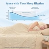 image:imageCozy Bliss Seersucker Cooling Comforter Queen Size QMax 045 Reversible Lightweight Cooling Blanket Breathable Silk Smooth Summer Bedding Quilt for Hot Sleepers Night Sweats Dark GreyKhaki