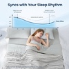 image:imageCozy Bliss Seersucker Cooling Comforter Queen Size QMax 045 Reversible Lightweight Cooling Blanket Breathable Silk Smooth Summer Bedding Quilt for Hot Sleepers Night Sweats Dark GreyCationic Dyed Grey