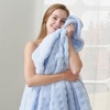 image:imageCozy Bliss Ultrasoft Waffle Throw Blanket Fluffy Cute Plush Blanket for Couch Bed Modern Home Accent Portable for Picnic or Outdoor Brown 50x60Light Blue