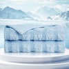 image:imageCozy Bliss Cooling Comforter Seersucker Plaid Queen Size QMax 045 Lightweight Cooling Blanket Breathable Silk Smooth Summer Bedding Quilt for Hot Sleepers Night Sweats Dark GrayBlue