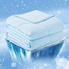 image:imageCozy Bliss Cooling Comforter Twin Size Cooling Blankets for Hot Sleepers and Night Sweats Blue Summer Comforter for Twin Size Bed Breathable Soft Lightweight Silk SmoothSky Blue