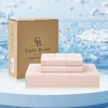 image:imageCozy Bliss Cooling Fitted Sheet Set Full BluePink