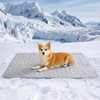 image:imageCozy Bliss Leakproof Cooling Blanket for Medium Dogs  QMax 05 Durable amp Washable Dog Cooling Mat for Hot Weather Soft Pet Throw amp Couch Protector for Dogs amp Cats 30x40 Inch Heather Silver GreyHeather Silver Grey