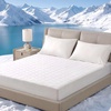 image:imageCozy Bliss Leakproof Cooling Mattress Pad Queen QMaxgt045 Soft Noiseless Breathable Mattress Topper Cover with Deep Pocket Fits 818 Inches for Summer Bed Hot Sleepers WhiteWhite