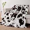 image:imageCozy Bliss Leopard Print Fuzzy Throw Blanket for Couch  Thick Soft Warm Fleece Blankets for Room Decor for Kids Women Men Girls Brown Cheetah 5060Black Brown
