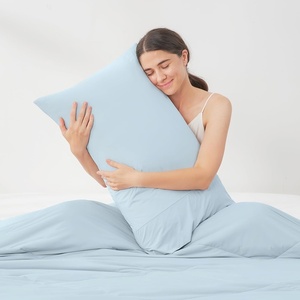 image:imageCozy Bliss 2 Pack Cooling Pillow Cases Queen 20 x 30 GreenBlue