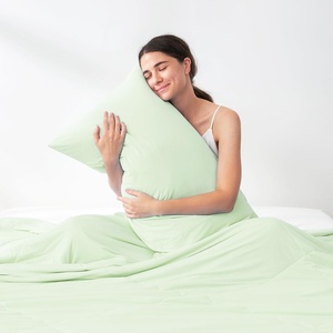 image:imageCozy Bliss 2 Pack Cooling Pillow Cases Queen 20 x 30 GreenGreen