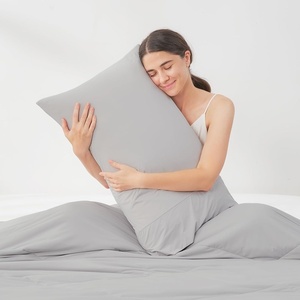 image:imageCozy Bliss 2 Pack Cooling Pillow Cases Queen 20 x 30 GreenLight Grey