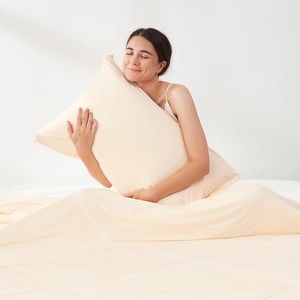 image:imageCozy Bliss 2 Pack Cooling Pillow Cases Queen 20 x 30 GreenYellow