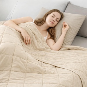 image:imageCozy Bliss Cooling Blanket for Hot Sleepers Queen Size QMax 045 Cooling Comfort Cold Blankets for Night Sweats Sleeping UltraCool Lightweight Breathable Blanket for Bed Mist GreyKhaki