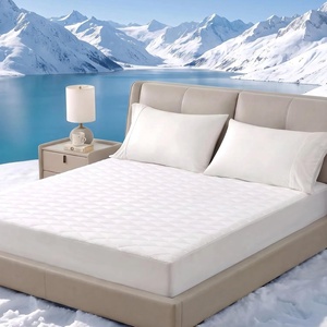 image:imageCozy Bliss Leakproof Cooling Mattress Pad Queen QMaxgt045 Soft Noiseless Breathable Mattress Topper Cover with Deep Pocket Fits 818 Inches for Summer Bed Hot Sleepers WhiteWhite